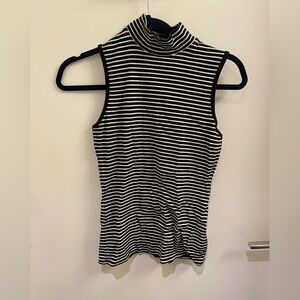 RW&Co striped moc neck knit shirt